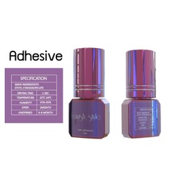 Eye lash Extension Glue, Strong Eyelash Glue with 7-8 Week Durability, 2 Sec Quick Drying, Low-Fume, Waterproof Lash Extension Glue for Professional Use (0.17fl.oz/5ml)