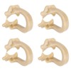 4pcs Resin Dental Dam Clamps Barrier Clip Dental Materials Tool