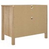 Novogratz Shay 1-Drawer Nightstand, Natural with Faux Rattan