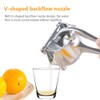 Manual Fruit Press Juicer, Heavy Duty Single Press Lemon Squeezer