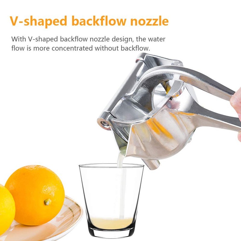 Manual Fruit Press Juicer, Heavy Duty Single Press Lemon Squeezer