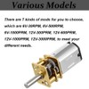 Micro Gear Motor DC 12V 1000RPM N20 High Torque Speed