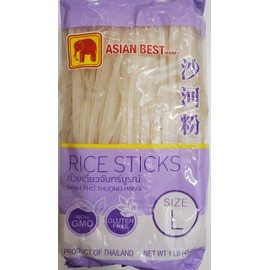 Asian Best Premium Rice Stick Noodle, 16 oz Large 3-Pack