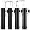 4pcs Folding Table Risers Folding Table Leg Extenders Levels Height