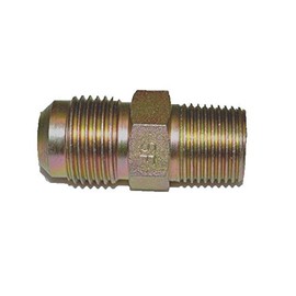 Hearth Products Controls (HPC Male Connector Brass Fitting (411), 1/2-Inch Tube, 3/8-Inch MIP