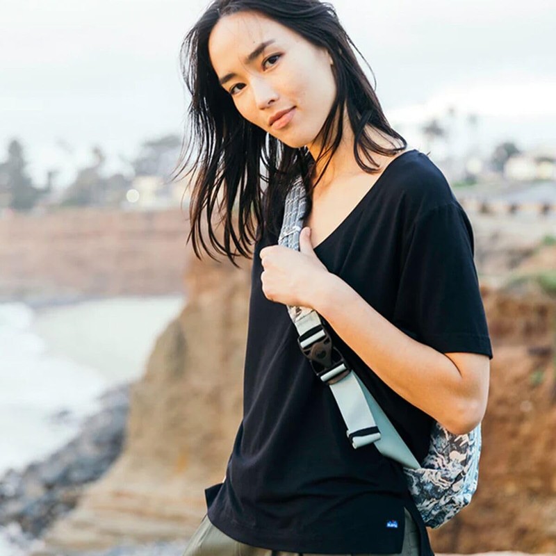 KAVU Original Rope Sling Pack with Adjustable Rope Shoulder Strap,