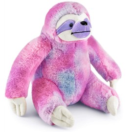 Mousehouse Gifts Adorable Purple & Pink sloth 25cm Stuffed Animal Soft Toy