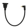DP Female to Mini DP Male Cable Double Hole Lockable