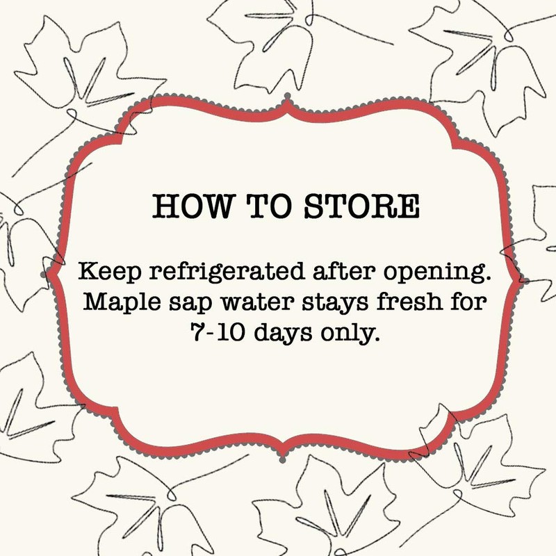 Patz Pure Maple Sap Water - 32oz - Wisconsin Tree-Tapped