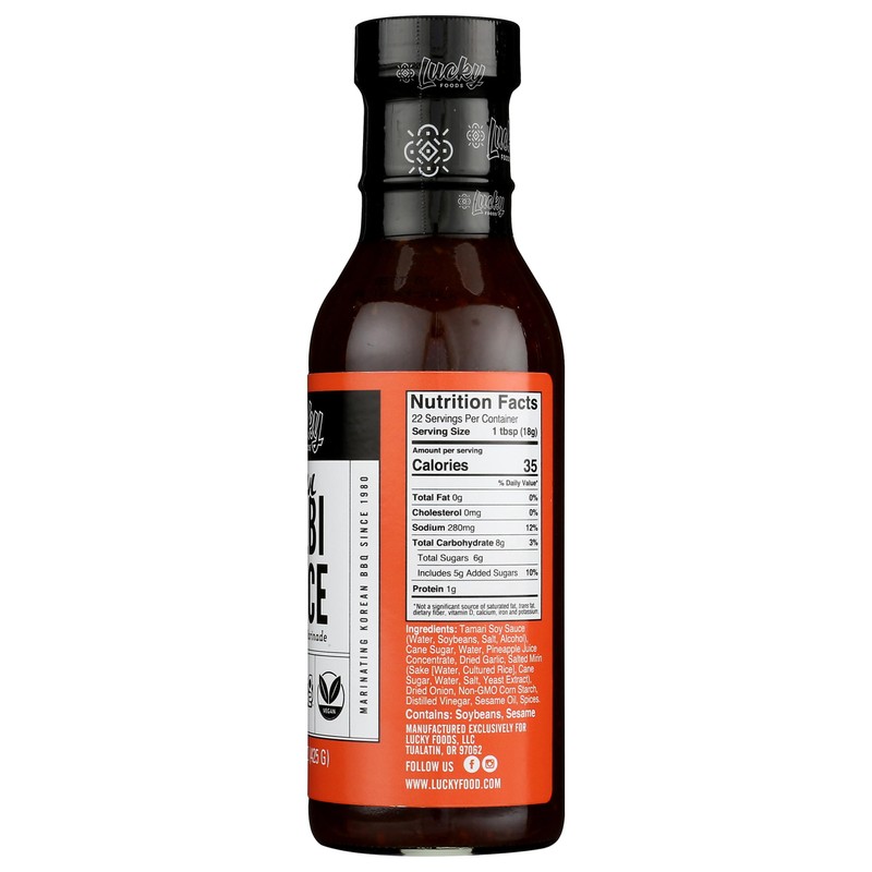 LUCKY FOODS Seoul Kalbi Sauce, 15 OZ