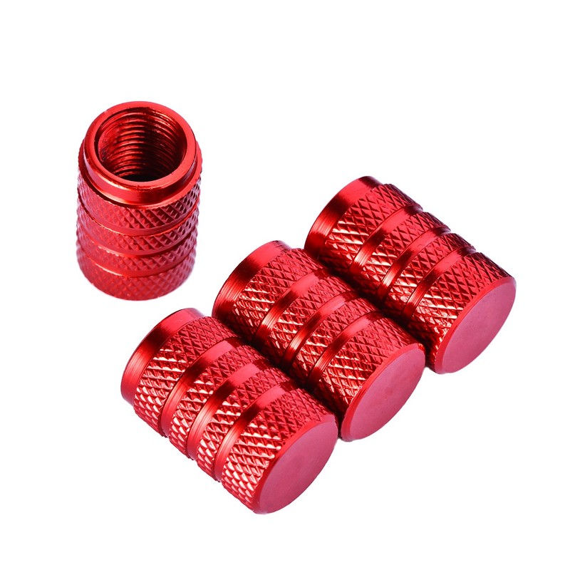 Tire Stem Valve Caps Aluminium Car Dustproof Caps Tire Wheel