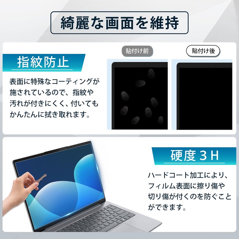 YMYWorld 14 Inch 16:10 Protective Film Anti-Glare Transparent Blue Light