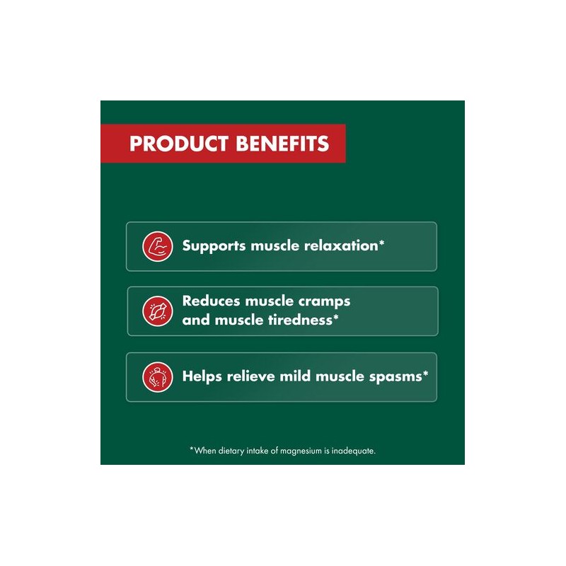 Nature's Own Nature’s Own Active Magnesium Recovery Muscle Night Tablets