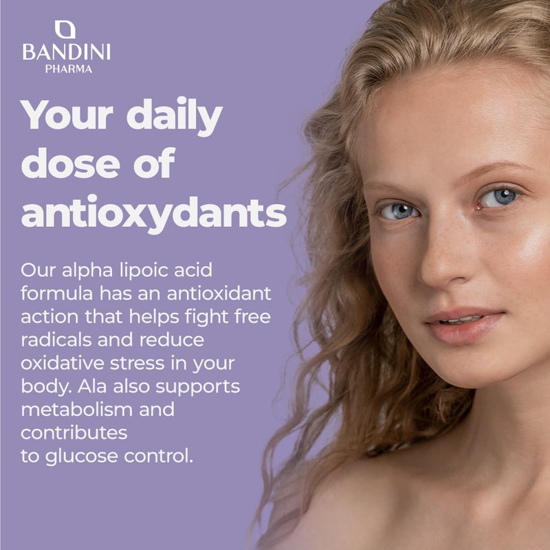 Bandini® Alpha Lipoic Acid 200mg Supplement - 100 High Strength