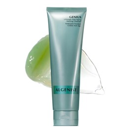 Algenist GENIUS Ultimate Anti Aging Melting Cleanser - 3 in 1 Cleansing Balm to Oil Milk - Makeup Remover with Alguronic Acid & Microalgae Oil - Hydrating Face Cleanser for Dry Skin (5 Fl oz)