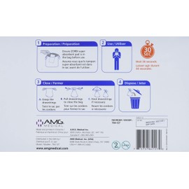 Zorbi Biodegradable Vomit Bags with Super Absorbent Pads, White, 20 Count