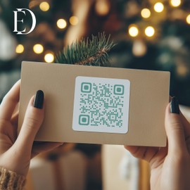 Custom QR Code Stickers - QR-Code Vinyl Labels for Business - QR Code Smart Labels for Digital Marketing, Social Media & Product Packaging