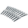 vhbw 20 x Replacement Blades Compatible with Einhell RG-CT 18/1