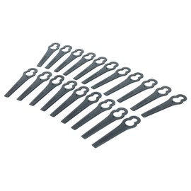vhbw 20 x Replacement Blades Compatible with Einhell RG-CT 18/1 Li, GE-CT 18 Li Grass Trimmer - Replacement Blade Black, Plastic