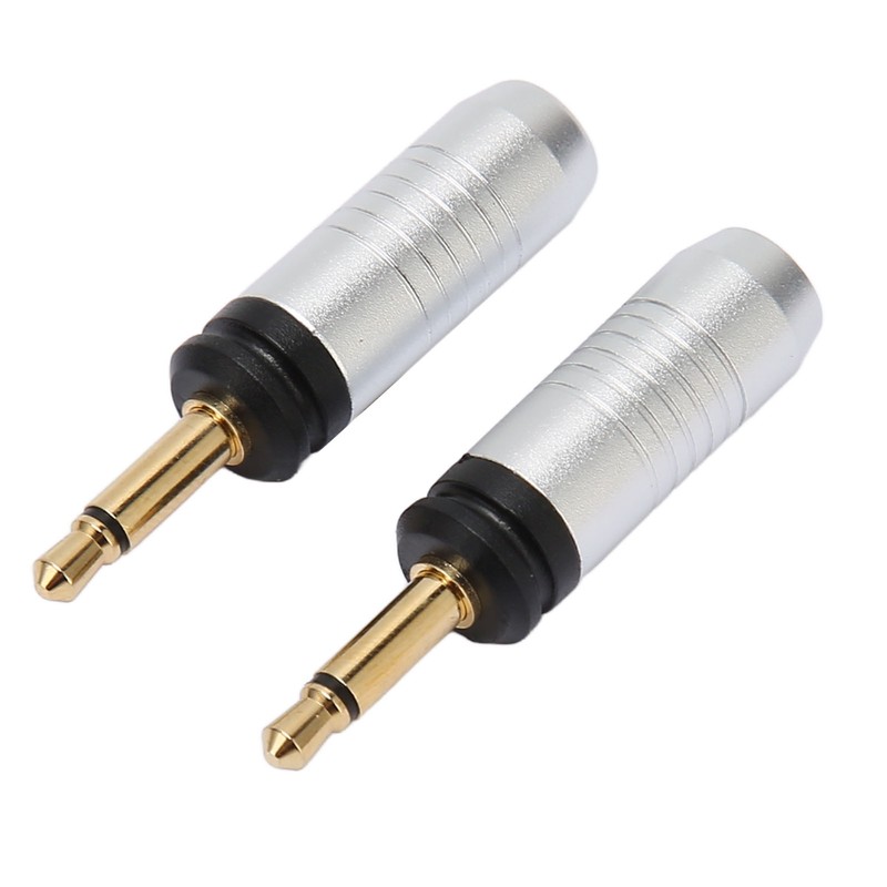 3.5mm Repair Plug Solder Type Gold Plated Replacement Mono Male
