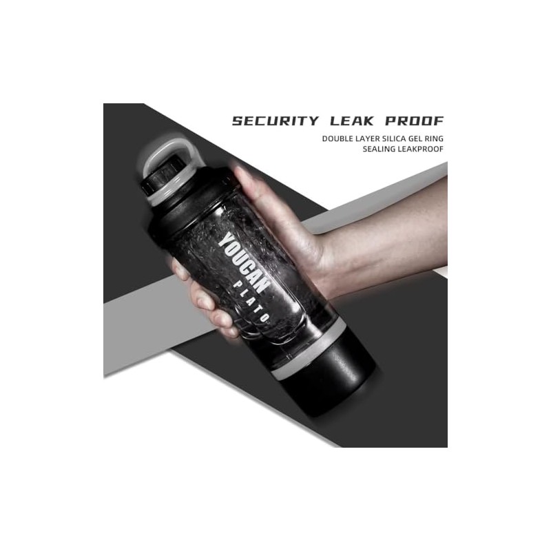 21oz Protein Shaker Bottle with Storage Compartment
