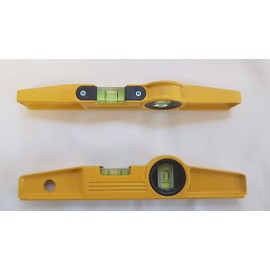 HI Viz Scaffolders 3 Rare Earth Magnetic Spirit Level 10 Inch / 250 mm