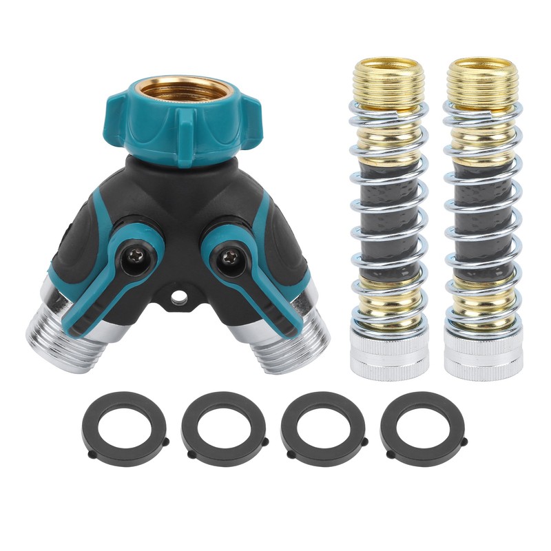2 Way Y Hose Connector for Garden Water Pipe Splitter