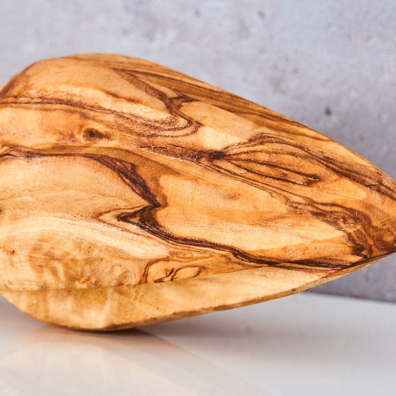 Lemon Squeezer Approx. 15 cm Olive Wood Citrus Juicer Hand