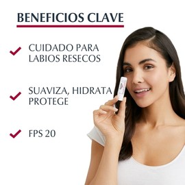 Bálsamo labial Eucerin Lip Active pH5 humectante para piel sensible FPS20 4.8 g