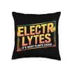 Electrolytes It's What Plants Crave | Funny Quote for Throw