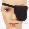Single fashion eye patch role dressing Halloween eye patch play prop one side eye patch Halloween makeup left 3ea