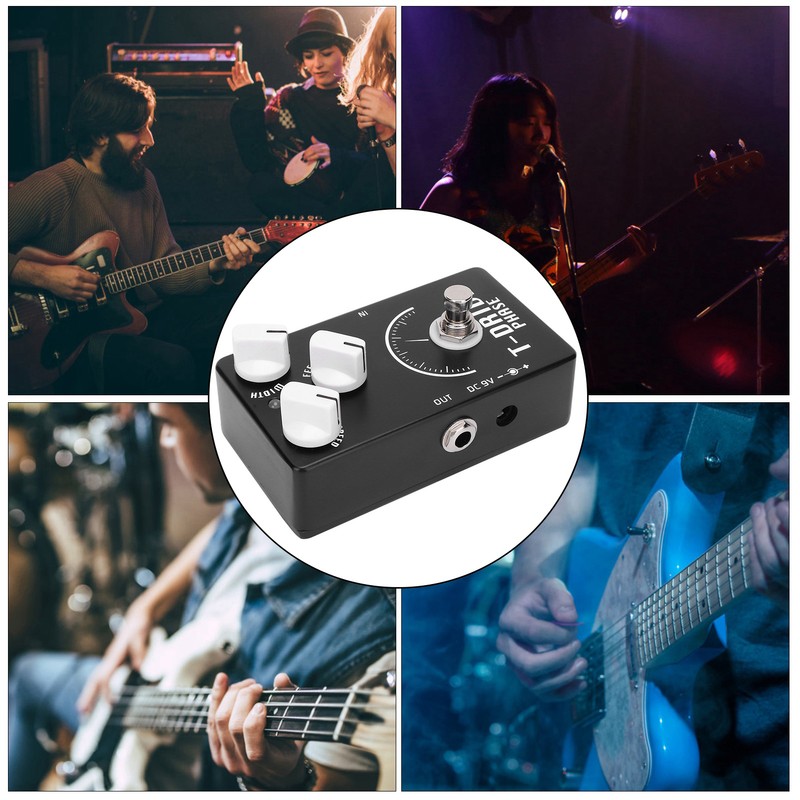Guitar Phaser Pedal Electric Analog Phase Shifter Effect Musical Instrument