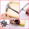 All Purpose 39-Piece Household Tool Kit Pink with Plastic Toolbox