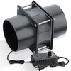 Wathai 80mm Small 12V DC Axial Exhaust Fan with AC