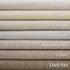 Topfinel Linen Blackout Curtains 96 Inch Long, Boho Farmhouse Ivory