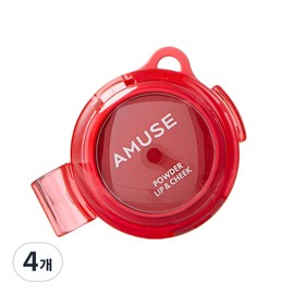 AMUSE Powder Lip & Cheek 4g, 4 pieces, 10 scoops / AMUSE 파우더 립 앤 치크 4g, 4개, 10 스쿱