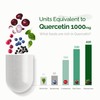 Just Glow Quercetin 500mg 120 Vegan Capsules - Antioxidant Supplement