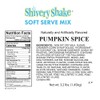Shivery Shake Pumpkin Spice Soft Serve Ice Cream Mix