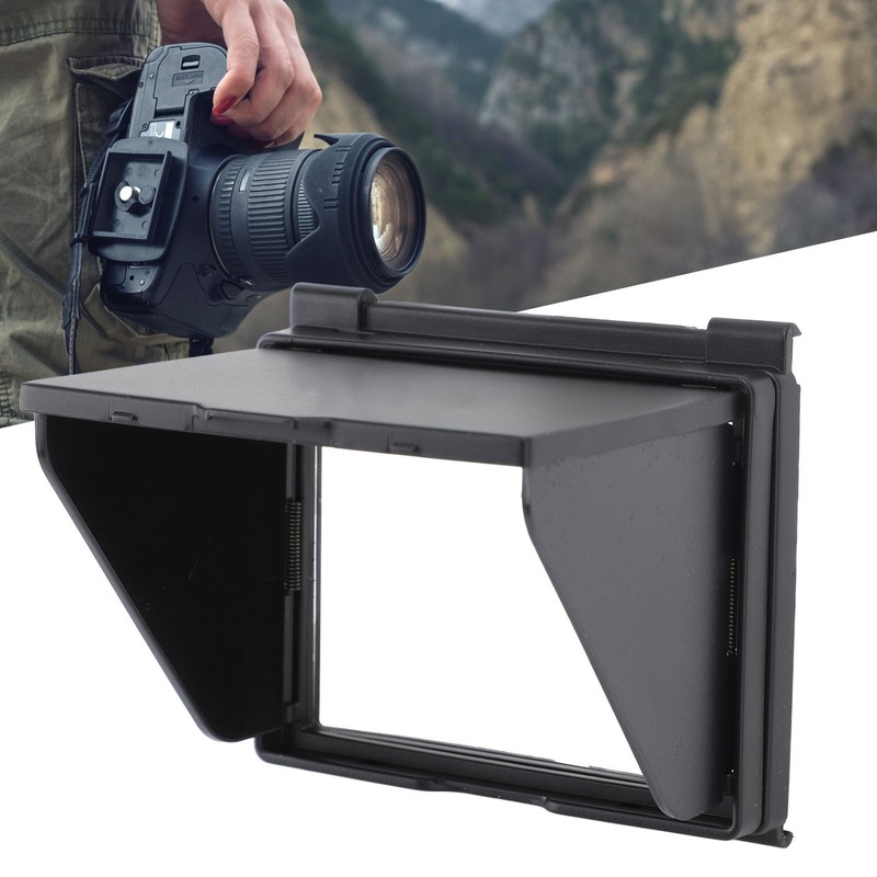 Camera Screen Sun Shade ABS Camera LCD Monitor Screen Folding
