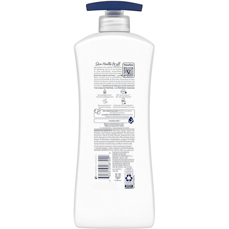 Vaseline Intensive Care Advanced Repair Unscented Healing Moisture Lotion, 20.3