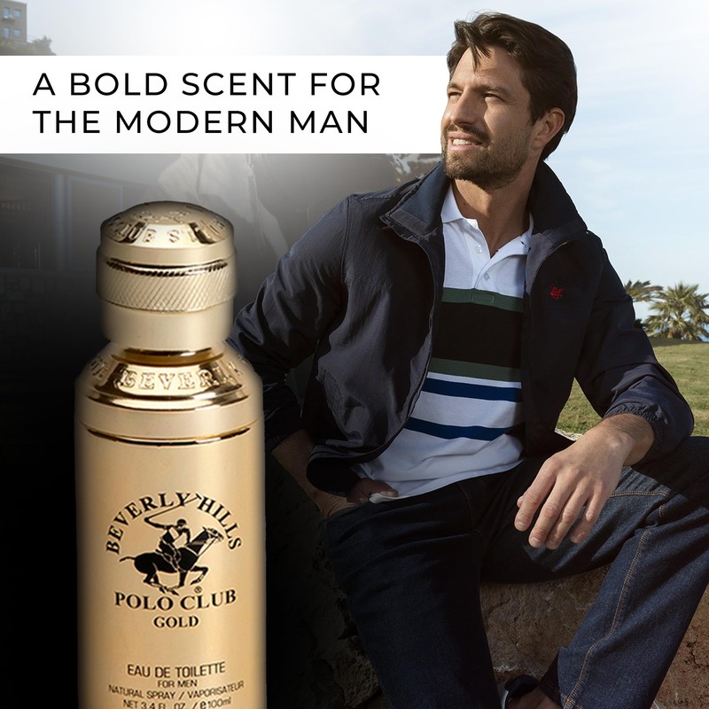 Beverly Hills Polo Club GOLD - Cologne for Men with