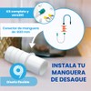 ELECTROHOGAR Kit Drain Hose Extension for Washing Machine, 2.5 m,