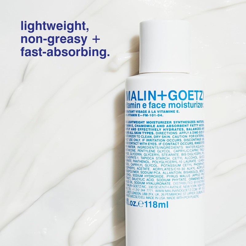 Malin + Goetz Vitamin E Face Moisturizer, 4 Fl Oz
