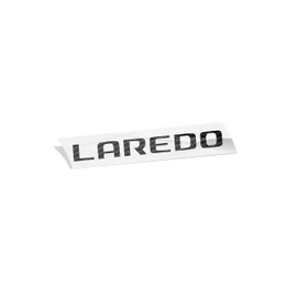 Reflective Concepts 2021-2024 Jeep Grand Cherokee L Laredo Liftgate Emblem Overlay Decal Stickers - (Color: Carbon Fiber)