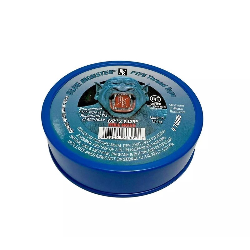 Milrose 70885 Blue Monster 1/2 Inch x 1429 Inch Blue