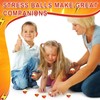 24 PCS Cartoon Red White Stress Balls, 1.57" Squeeze Toys