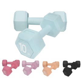 ZTTENLLY Dumbbell Hand Weight Sets 5/10/15/20/25/36lbs - 5 Colors Options - Exercise & Fitness Free Weights for Women & Men Home Gym Equipment Workouts Strength Training