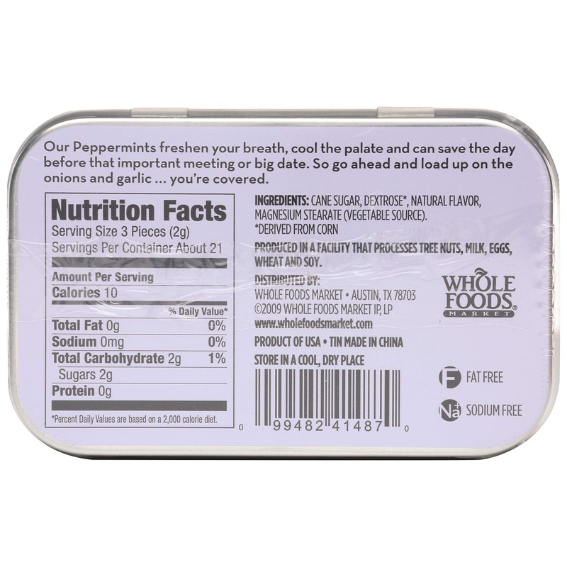 365 Everyday Value, Mints, Peppermint, 1.5 oz