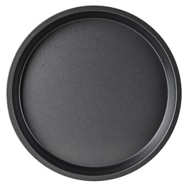 MAGICLULU Pizza Pan 11 Inch Carbon Steel Round Pizza Pan for Oven Bakeware Pizza Tray Nonstick Pizza Crisper Tray Bakeware Cooking Dish for Home Kitchen Black