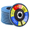 S&R Flap Discs Set 10 pcs, 125 x 22,23 mm,